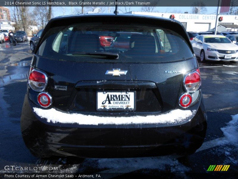 Black Granite Metallic / Jet Black/Dark Titanium 2014 Chevrolet Sonic LS Hatchback