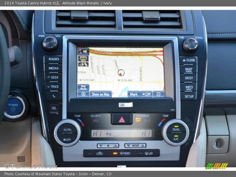 Attitude Black Metallic / Ivory 2014 Toyota Camry Hybrid XLE