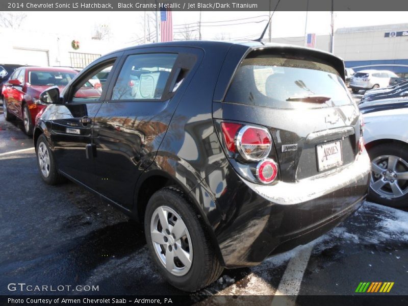 Black Granite Metallic / Jet Black/Dark Titanium 2014 Chevrolet Sonic LS Hatchback