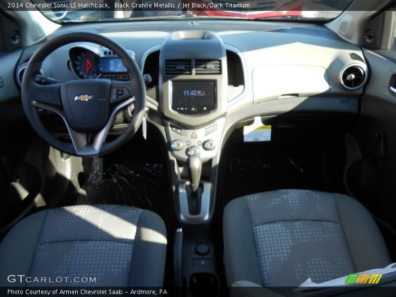Black Granite Metallic / Jet Black/Dark Titanium 2014 Chevrolet Sonic LS Hatchback