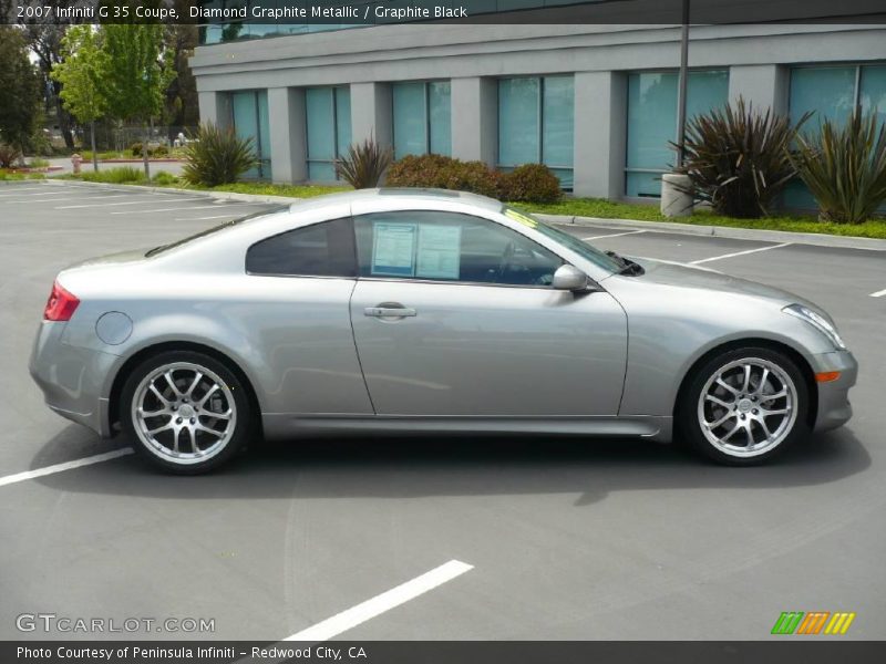 Diamond Graphite Metallic / Graphite Black 2007 Infiniti G 35 Coupe