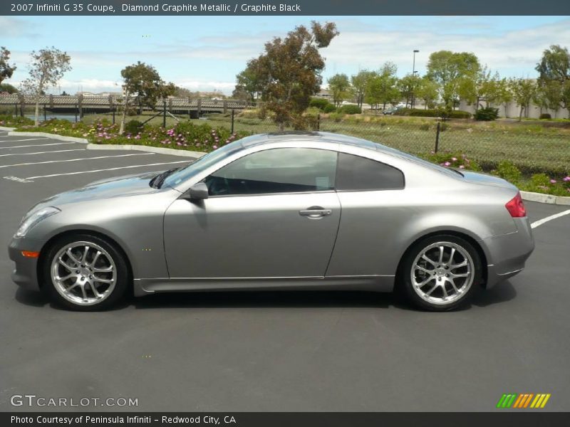 Diamond Graphite Metallic / Graphite Black 2007 Infiniti G 35 Coupe