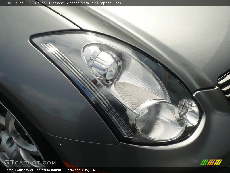 Diamond Graphite Metallic / Graphite Black 2007 Infiniti G 35 Coupe