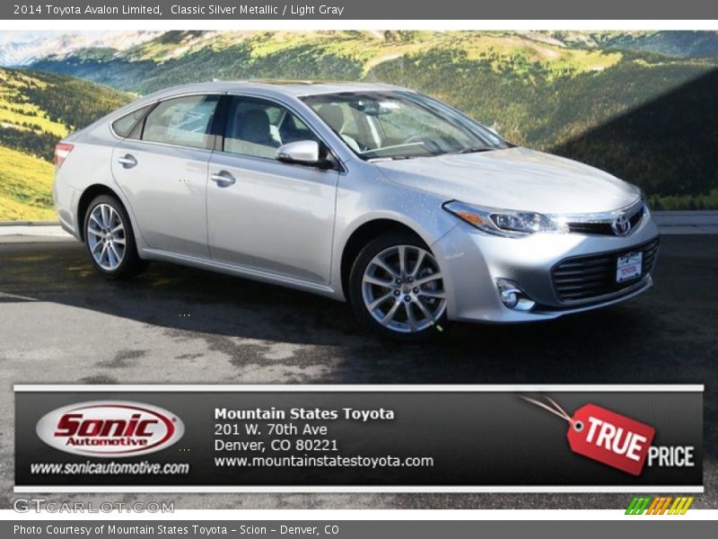 Classic Silver Metallic / Light Gray 2014 Toyota Avalon Limited
