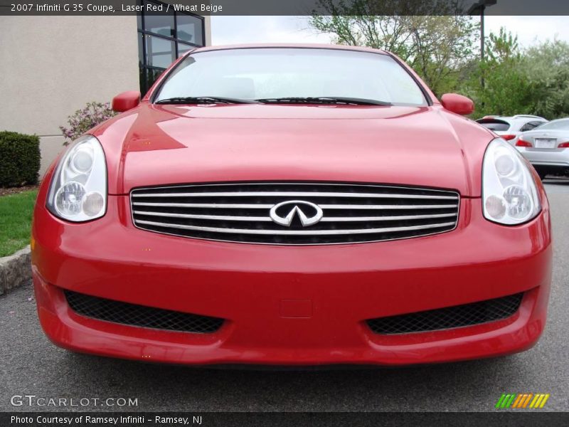Laser Red / Wheat Beige 2007 Infiniti G 35 Coupe