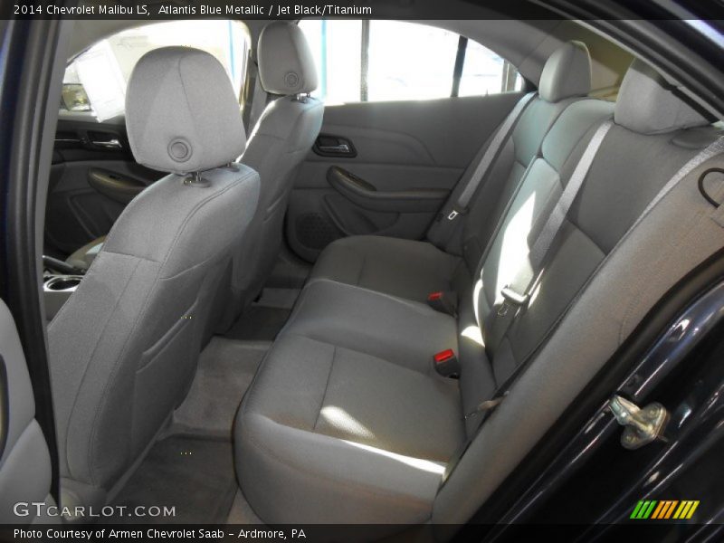 Atlantis Blue Metallic / Jet Black/Titanium 2014 Chevrolet Malibu LS