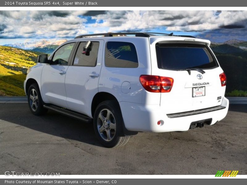 Super White / Black 2014 Toyota Sequoia SR5 4x4