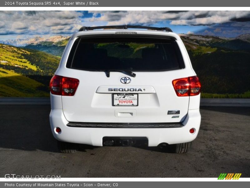 Super White / Black 2014 Toyota Sequoia SR5 4x4