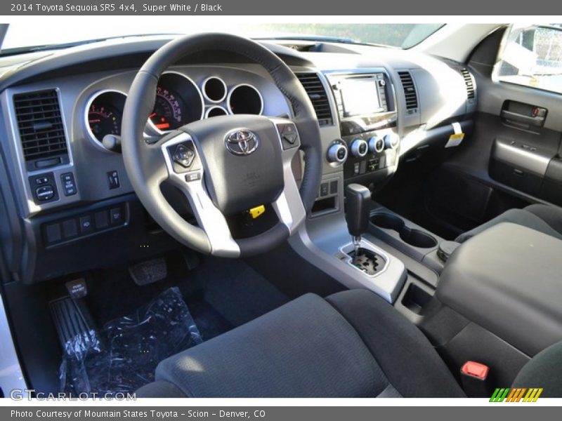 Super White / Black 2014 Toyota Sequoia SR5 4x4