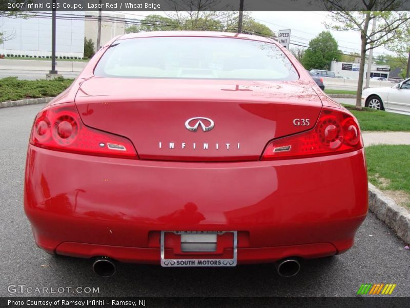 Laser Red / Wheat Beige 2007 Infiniti G 35 Coupe