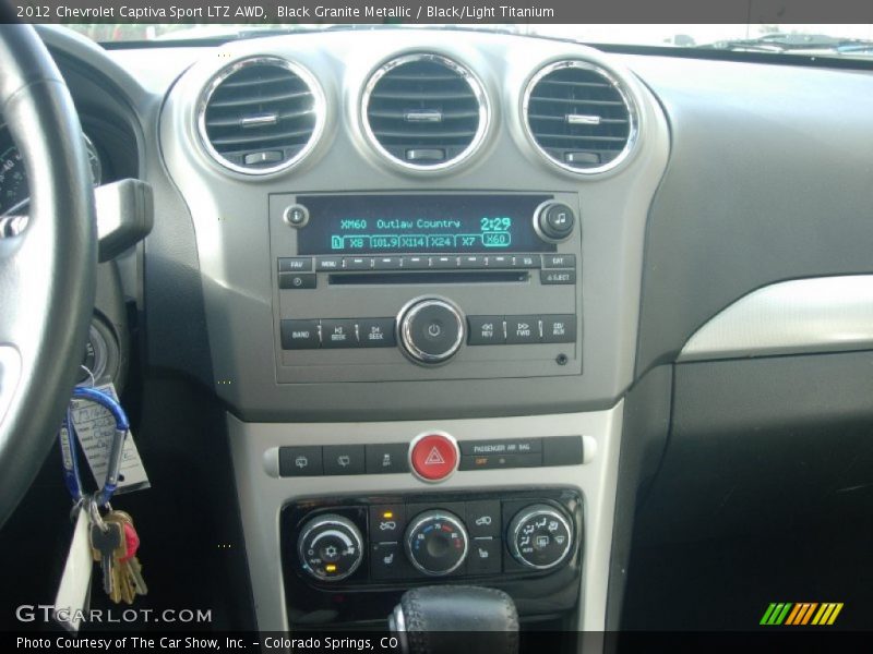 Black Granite Metallic / Black/Light Titanium 2012 Chevrolet Captiva Sport LTZ AWD