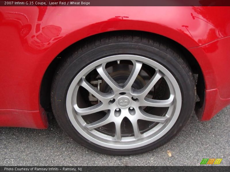Laser Red / Wheat Beige 2007 Infiniti G 35 Coupe