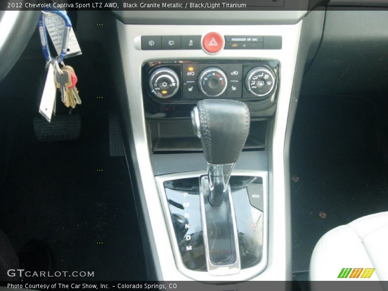 Black Granite Metallic / Black/Light Titanium 2012 Chevrolet Captiva Sport LTZ AWD