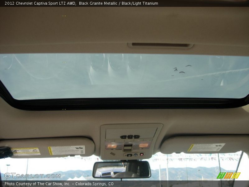 Black Granite Metallic / Black/Light Titanium 2012 Chevrolet Captiva Sport LTZ AWD