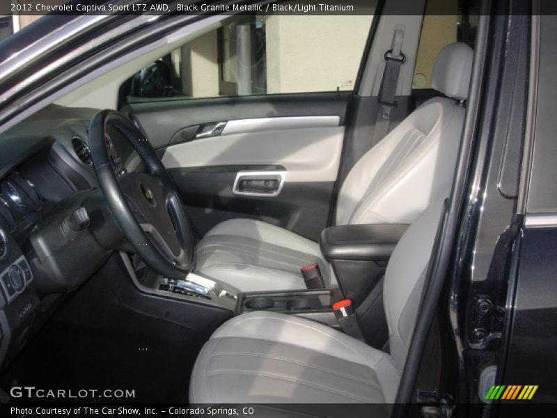 Black Granite Metallic / Black/Light Titanium 2012 Chevrolet Captiva Sport LTZ AWD