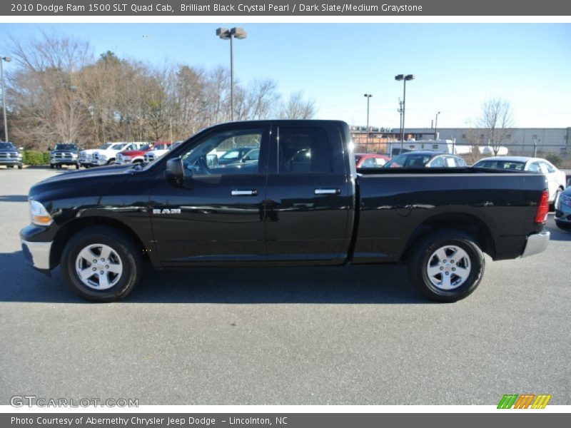  2010 Ram 1500 SLT Quad Cab Brilliant Black Crystal Pearl