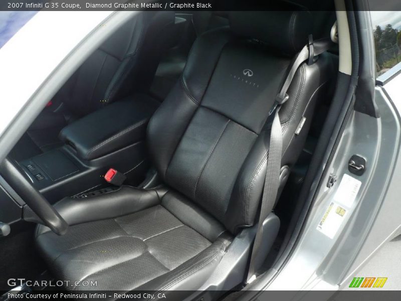 Diamond Graphite Metallic / Graphite Black 2007 Infiniti G 35 Coupe