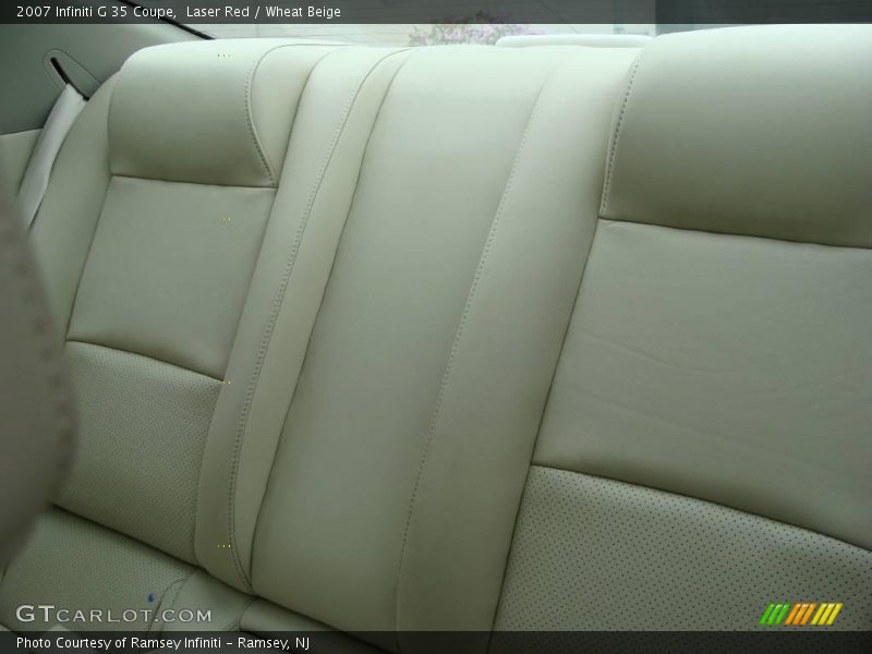Laser Red / Wheat Beige 2007 Infiniti G 35 Coupe