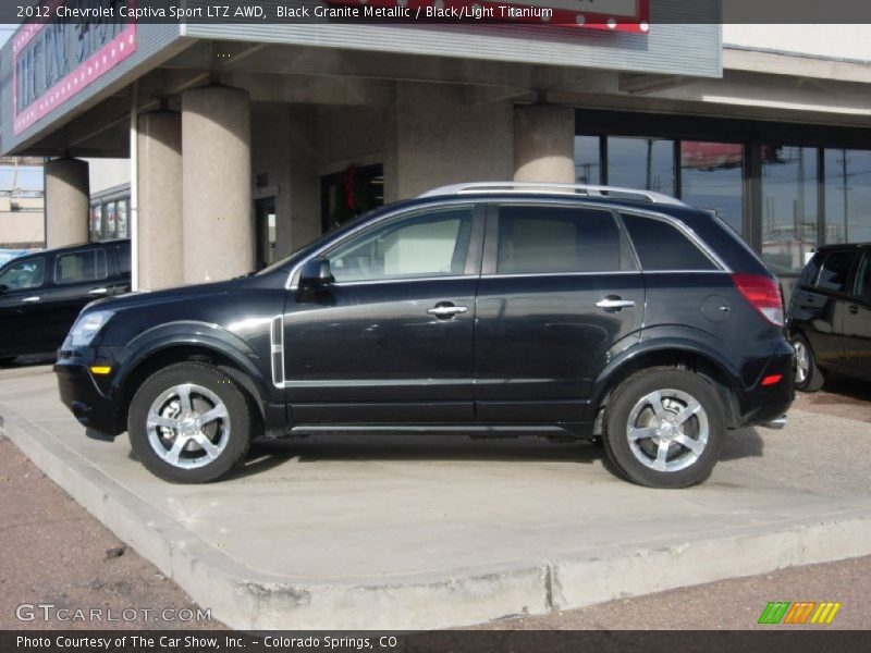 Black Granite Metallic / Black/Light Titanium 2012 Chevrolet Captiva Sport LTZ AWD