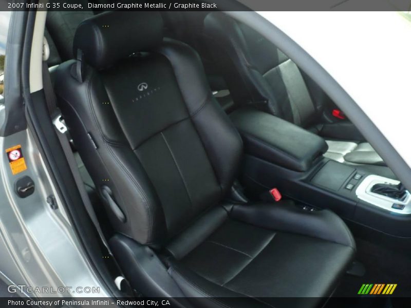 Diamond Graphite Metallic / Graphite Black 2007 Infiniti G 35 Coupe