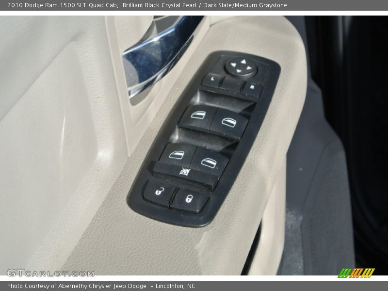 Brilliant Black Crystal Pearl / Dark Slate/Medium Graystone 2010 Dodge Ram 1500 SLT Quad Cab