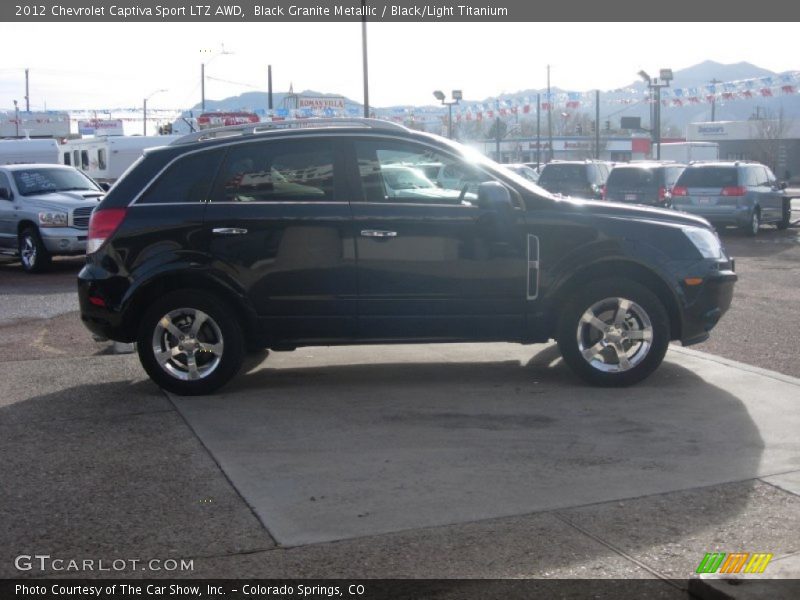 Black Granite Metallic / Black/Light Titanium 2012 Chevrolet Captiva Sport LTZ AWD