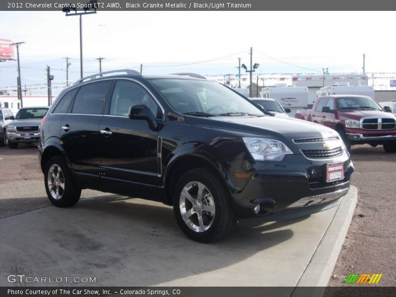 Black Granite Metallic / Black/Light Titanium 2012 Chevrolet Captiva Sport LTZ AWD