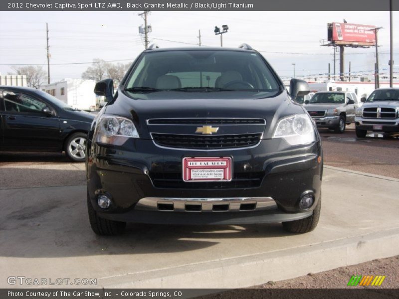 Black Granite Metallic / Black/Light Titanium 2012 Chevrolet Captiva Sport LTZ AWD