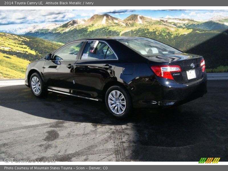 Attitude Black Metallic / Ivory 2014 Toyota Camry LE
