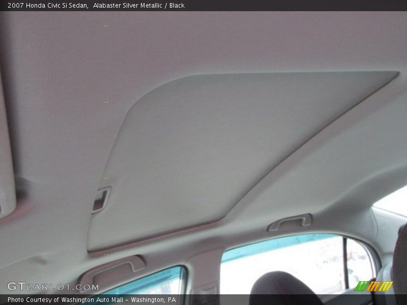 Alabaster Silver Metallic / Black 2007 Honda Civic Si Sedan