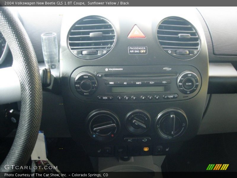 Sunflower Yellow / Black 2004 Volkswagen New Beetle GLS 1.8T Coupe
