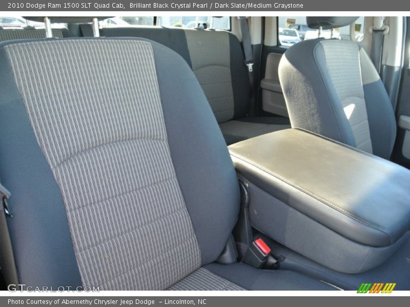 Brilliant Black Crystal Pearl / Dark Slate/Medium Graystone 2010 Dodge Ram 1500 SLT Quad Cab