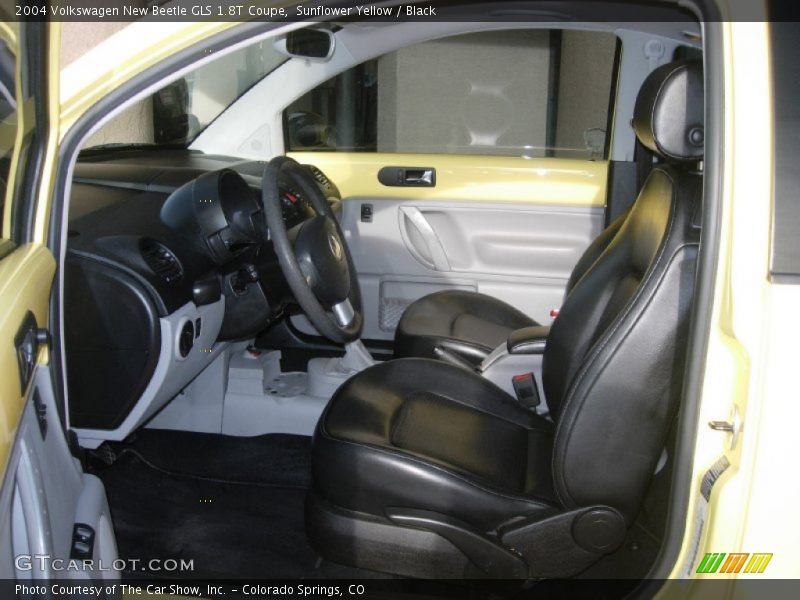 Sunflower Yellow / Black 2004 Volkswagen New Beetle GLS 1.8T Coupe