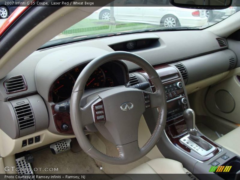 Laser Red / Wheat Beige 2007 Infiniti G 35 Coupe