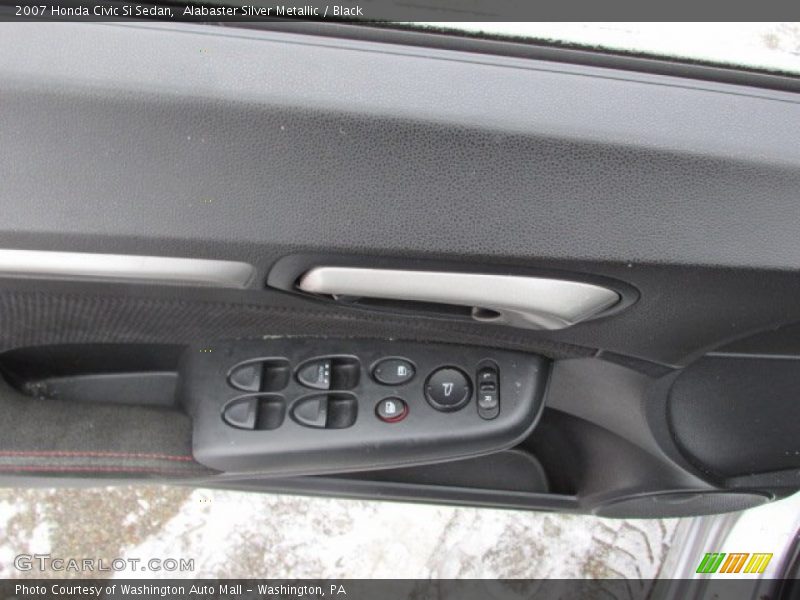 Alabaster Silver Metallic / Black 2007 Honda Civic Si Sedan