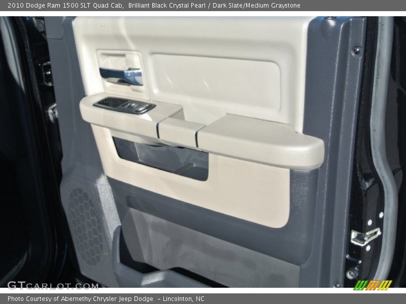 Brilliant Black Crystal Pearl / Dark Slate/Medium Graystone 2010 Dodge Ram 1500 SLT Quad Cab