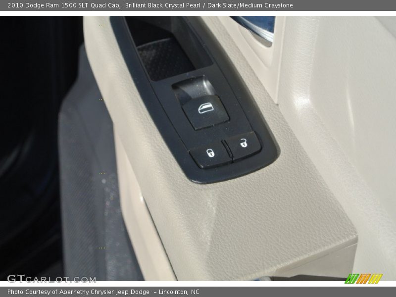 Brilliant Black Crystal Pearl / Dark Slate/Medium Graystone 2010 Dodge Ram 1500 SLT Quad Cab