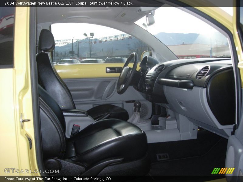 Sunflower Yellow / Black 2004 Volkswagen New Beetle GLS 1.8T Coupe