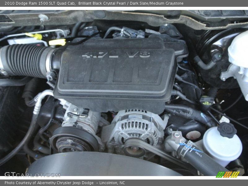 Brilliant Black Crystal Pearl / Dark Slate/Medium Graystone 2010 Dodge Ram 1500 SLT Quad Cab