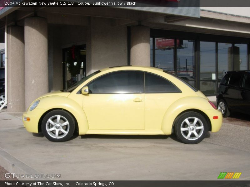 Sunflower Yellow / Black 2004 Volkswagen New Beetle GLS 1.8T Coupe