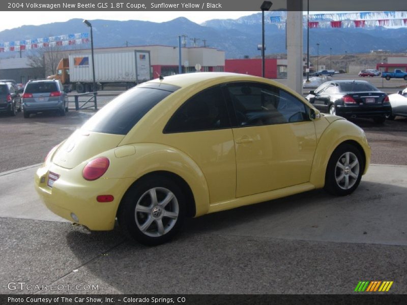 Sunflower Yellow / Black 2004 Volkswagen New Beetle GLS 1.8T Coupe