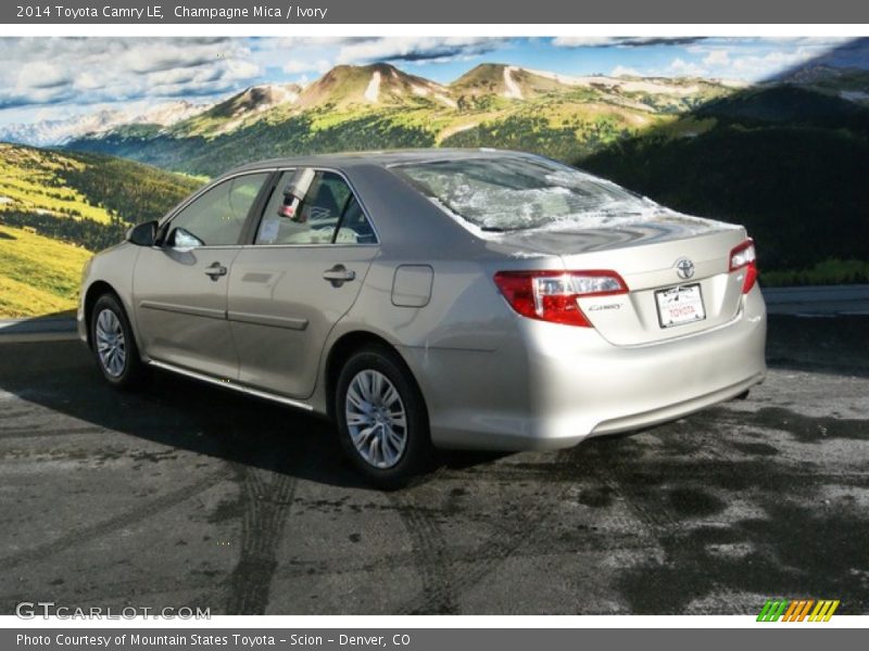Champagne Mica / Ivory 2014 Toyota Camry LE