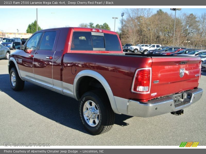 Deep Cherry Red Pearl / Black 2013 Ram 2500 Laramie Mega Cab 4x4