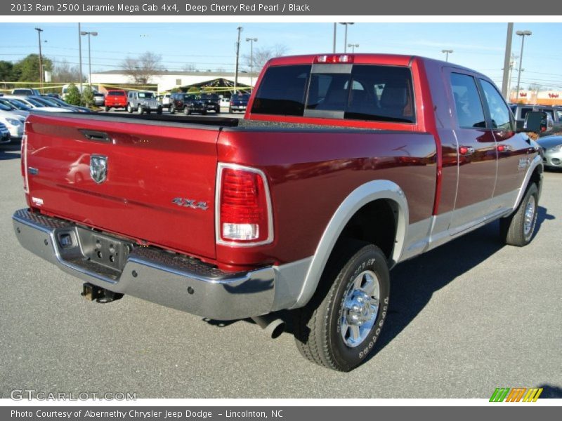 Deep Cherry Red Pearl / Black 2013 Ram 2500 Laramie Mega Cab 4x4
