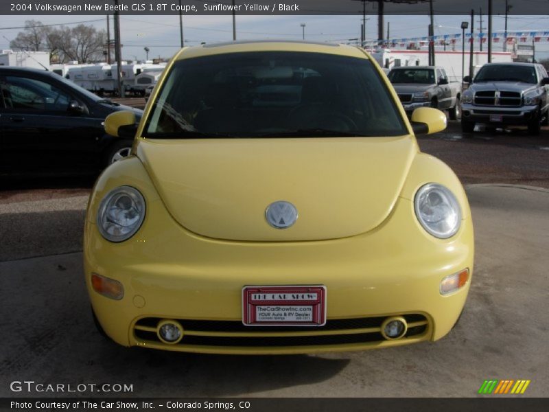 Sunflower Yellow / Black 2004 Volkswagen New Beetle GLS 1.8T Coupe