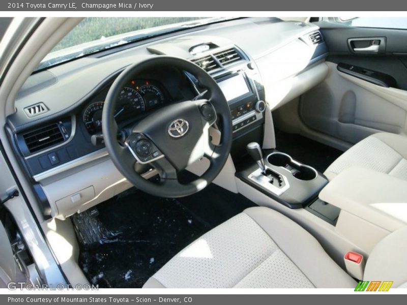 Ivory Interior - 2014 Camry LE 