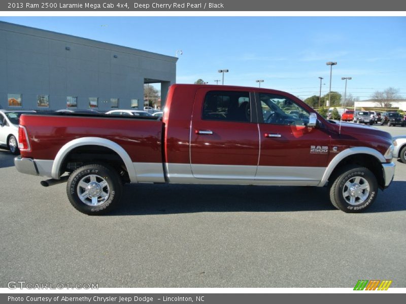 Deep Cherry Red Pearl / Black 2013 Ram 2500 Laramie Mega Cab 4x4