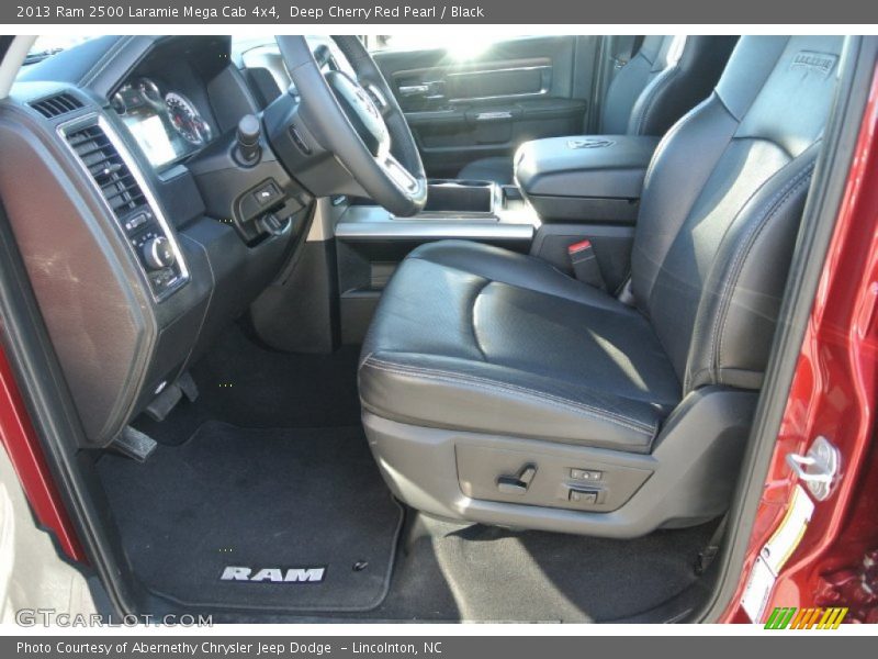 Deep Cherry Red Pearl / Black 2013 Ram 2500 Laramie Mega Cab 4x4