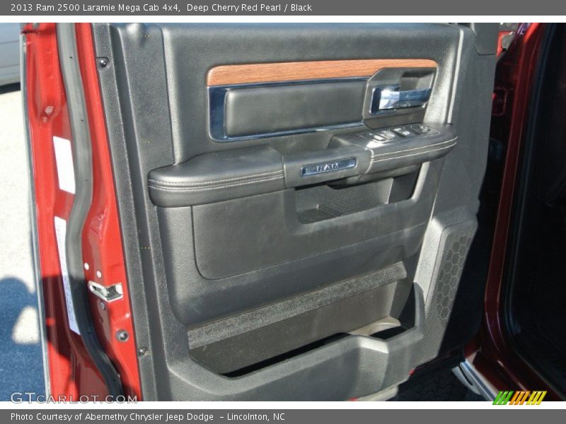 Deep Cherry Red Pearl / Black 2013 Ram 2500 Laramie Mega Cab 4x4