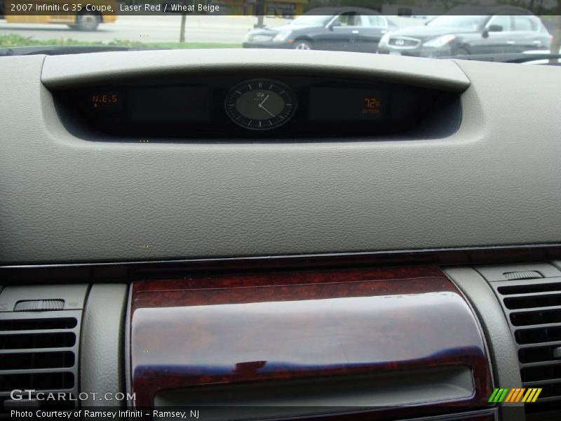 Laser Red / Wheat Beige 2007 Infiniti G 35 Coupe